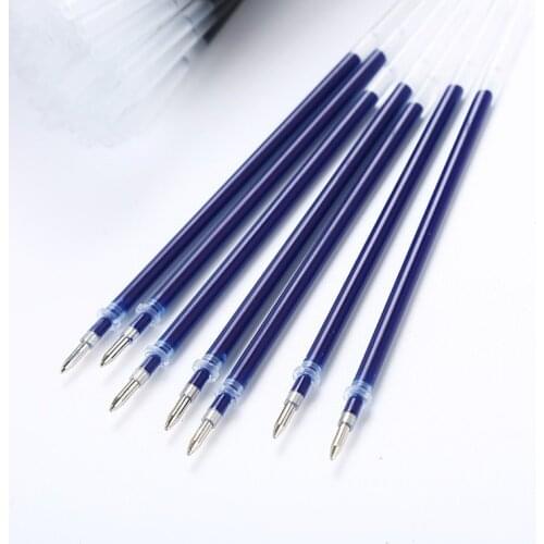 100 Pcs gel ink High Quality gel Pen refills Core Optional Syringe Head Water Pen Core Kawaii School Pens for School