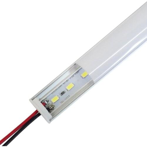 5pcs/lot 50CM 5730 led strip LED Bar Light Kitchen led light bar 36LEDs 24V LED Hard Strip white 6000k with U falt cover