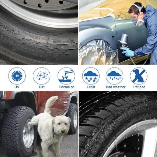 80% 2021 Hot Sell 4Pcs Universal Waterproof Aluminum Film Car Tire Sung Covers Wheel Storage Bags