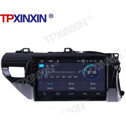 Android 10 PX6 is Suitable for Toyota Hilux RHD 2015 - 2020 GPS Navigation Car Radio Video Stereo Multi-function CarPlay Host