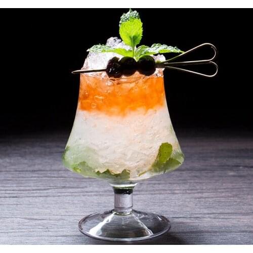 Short-legged cups lead-free crystal wine glasses, cocktail textured wine champagne glasses