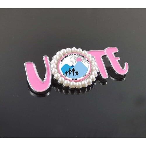Jack and Jill Vote pins Brooch Jewelry