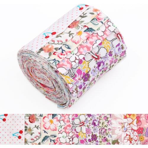 Dailylike Jelly Roll Fabric Strip Patchwork Cloth Fabric Jelly Roll Quilting Fabric Cotton Fabric Jelly Roll Strips 10pcs / roll