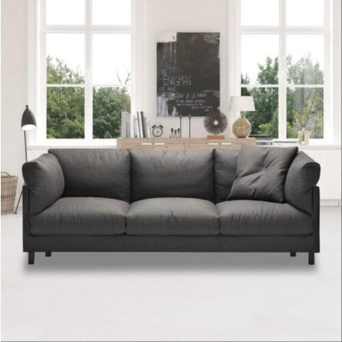 Home simple modern latex mini small apartment living room lazy sofa down position combination furniture