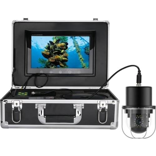 Mountainone Waterproof IP68 Fish Finder 9"LCD Monitor Video Camera 800TVL Underwater Ice Fishing Camera 20 LED 360 Degree Rotate