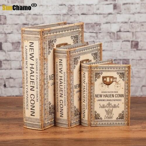 Books Box Photo Shoot Home Decor Bookcas Vintage Home Decoration Accessories Bookcase Photography Prop Desk Decor