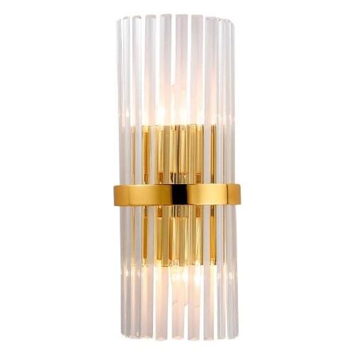 Crystal Wall Lamp Northern Europe Post Modern Living Room Bedroom Gold Luxury Lighting Designer Hotel Guest Room Wall Lamp