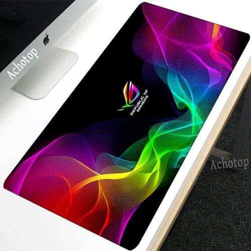 90x40cm ASUS Gaming Mouse Pad Large Gamer Big Mouse Mat Computer Gaming Locking Edge MousePad Keyboard Desk Mice Pad XL PC Gamer