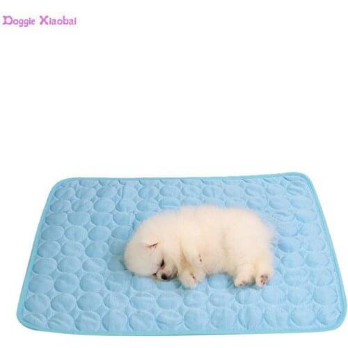 Mat For Dogs Cat Blanket Sofa Breathable Pet Dog Bed Summer Washable For Large Medium Small Dog Cardog Mat Cooling Summer Pad