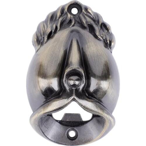 Creative Cast Copper Corkscrew Wall Mounted Corkscrew Bar Wine Bottle Openers Tools Party Bar Drinking Accessory