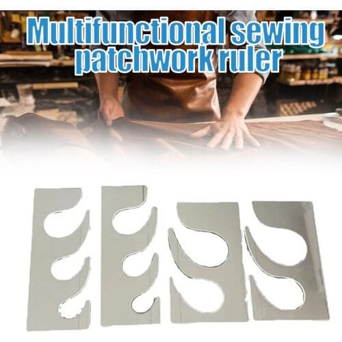 Multifunctional Sewing Ruler Simple Design Acrylic DIY Quilt Tools Processing Sewing Template for Domestic Machines can CSV