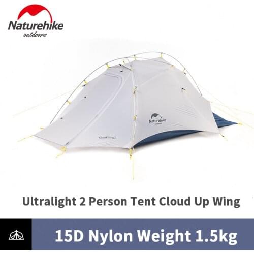 Naturehike Ultralight 2 Man 15D Camping Tent Outdoor 2 Person Camp Tent 4 Season Outdoor Portable Backpacking Tent