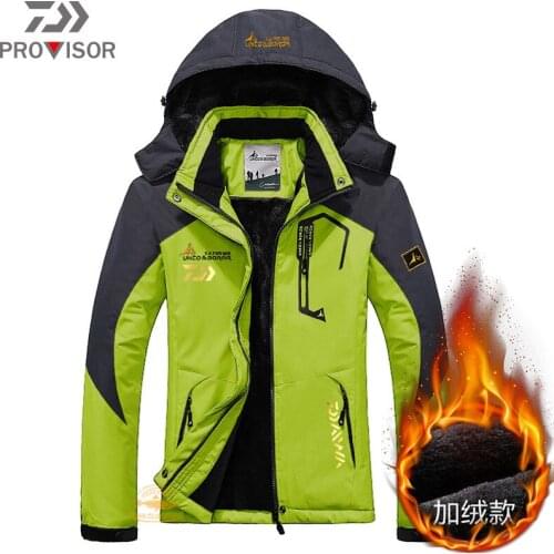 Fishing Clothes 2020 DAIWA Winter Mens Outdoor Mountaineering Sports Windproof Warm Fishing Jacket Camping Skiing Cold Jacket