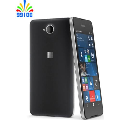 Original Unlocked Lumia 650 Quad-core 5" screen single/dual sim 1GB+16GB 4G-LTE 8MP 720P Camera Refurbished cell phone