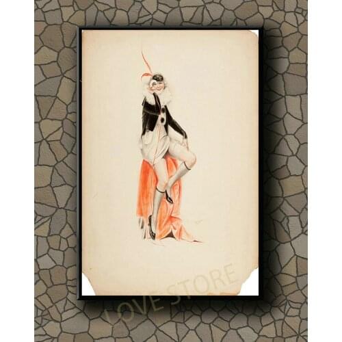 P284 Vintage Beautiful Pin-up Girl Classic Picture 408 Silk Fabric Poster Art Decor Indoor Painting Gift