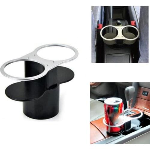 Plastic Car Cup Bottle Holder for polo passat b6 for Mercede benz w204 w211 for BMW e46 e39 e36 e90 e60 Double Holes