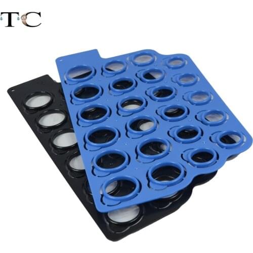 Plastic Ring Measuring Template Convenient Ring Finger Sizer Gauges 2-13 Ring Sizer Tool