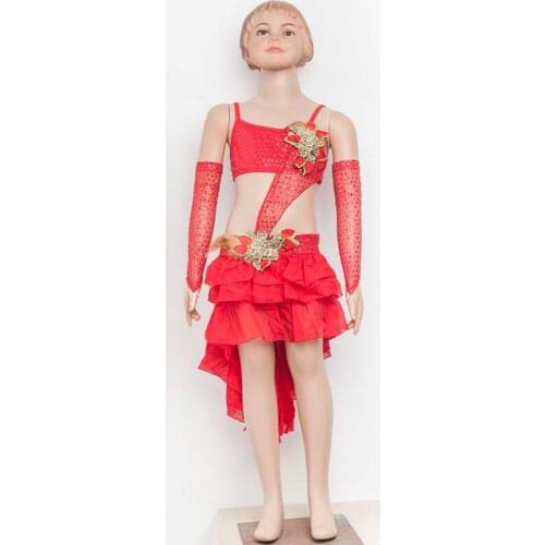 Hot Children Belly Dance Costume Kids Indian Dance Dress Child Bollywood Dance Costumes for women Performance Dance Wear 7414