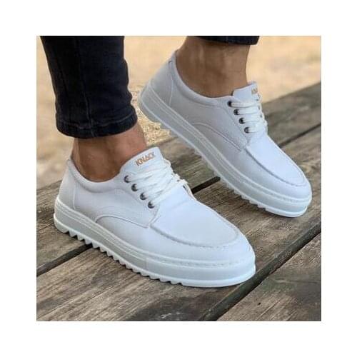 Knack Casual Male Shoes T12 White Street Fashion Spring Summer New Creation New Season Cool Comfortable Hunky-Dory