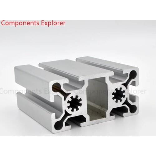 Arbitrary Cutting 1000mm 50100W Aluminum Extrusion Profile,Silvery Color