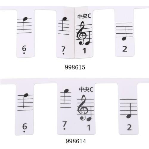Transparent Piano Sticker 88 Key Piano Keyboard Sticker Electronic Keyboard 88 Key Piano Stave Note Sticker For Piano Keys
