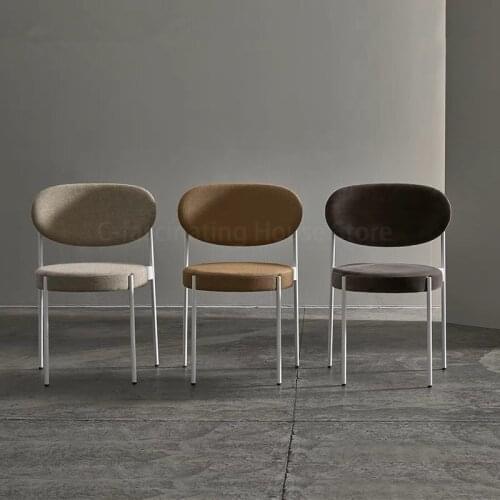 Nordic INS Outdoor Casual Chairs Dining Chair Home Furniture Simple Modern Iron Personality Creative Comfortable Coffee Chair