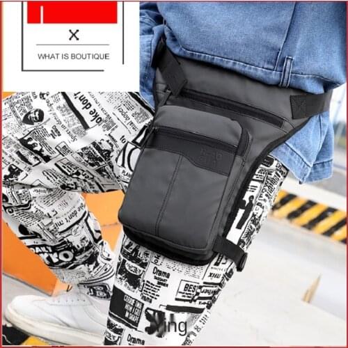 Waist Bag Leg Bag Large Capacity Outdoor Sports Light Mens Single Shoulder Crossbar Backpack Trend Nylon Cloth Chest Bag