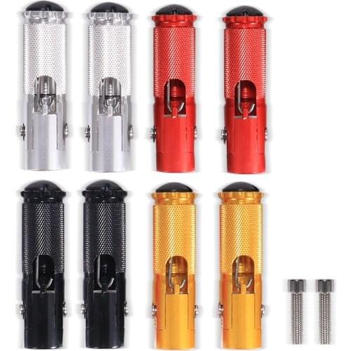 Universal Motorcycle Folding Footrests Footpegs Foot Rests Pegs Rear Pedals For Honda Yamaha Suzuki Kawasaki Scooter Offroad