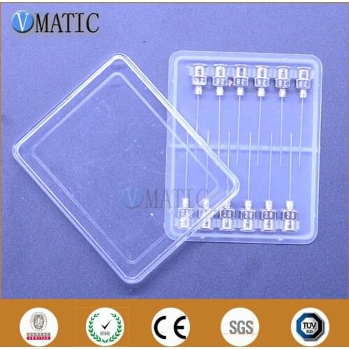 High Quality 12Pcs 1 Inch Tip Length 28G Blunt Stainless Steel Dispensing Syringe Needle Tips Glue Dispenser Needle