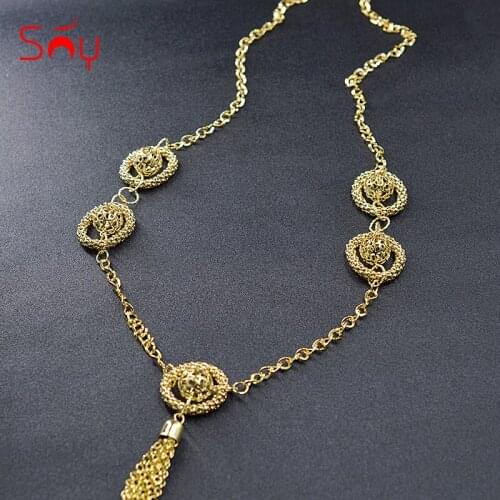 Sunny Jewelry Fashion Jewelry Long Chain Necklace 2021 New Design Womens Jewelry High Quality Tassels Classic For Daily Wear