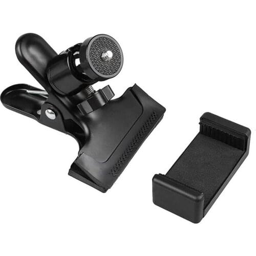 Guitar Head Clip Mobile Phone Holder Live Broadcast Bracket Stand Tripod clip head for iPhone 11X support Destop Music Holder