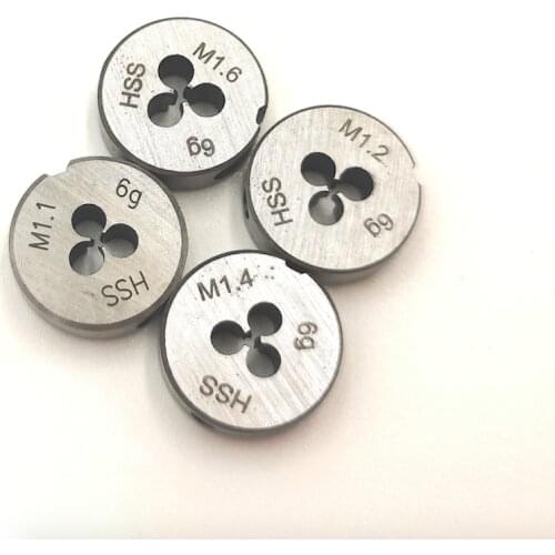 Free shipping of 1PC Metric standard HSS Die M2.0 x 0.4mm Threading Tools Lathe Model Engineer Thread Maker 2 mm x 0.4mm