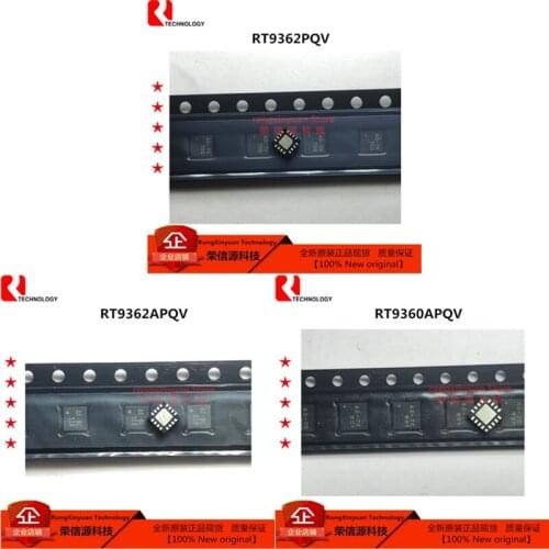 5 pcs/lot RT9362PQV Marking: AD-7K AD- RT9362 RT9362APQV Marking: AK-9C AK- RT9362A RT9360APQV Marking: A2-7C A2- RT9360 New