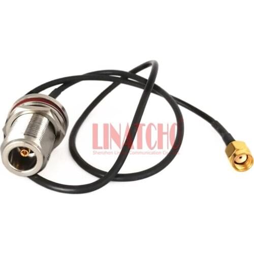 50CM Coaxial RG174 cable RP SMA Male to waterproof N female connector jumper cable