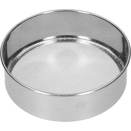 6-Inch Stainless Steel Flour Sifter Kitchen Food Sieve 60-Mesh Fine Mesh Food Strainer Strainer for Flour Herb Tea Baking Tools