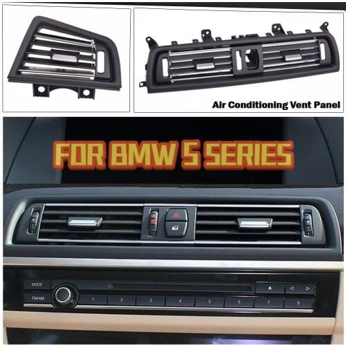 Hot Sale Front Row Wind Air Conditioning Vent Grill Outlet Panel RHD Accessories For BMW 5 Series F10 F18 Car Accessories