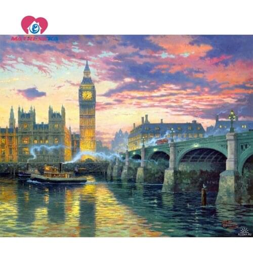 Diamond embroidery landscape 5d diy diamond painting Modular pictures mosaic pattern household products mosaic kit Crafting