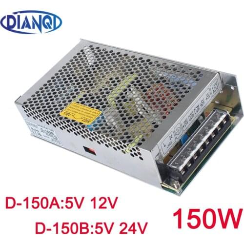 DIANQI quad output power supply 120W 5V 12V -5V -12V suply Q-120B ac dc converter good quality