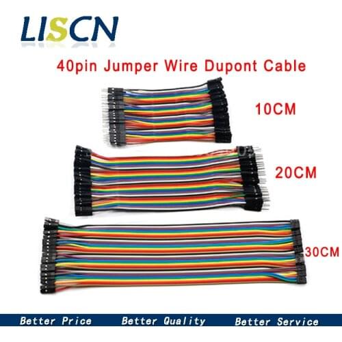 Dupont Line 10cm/20CM/30CM Male to Male+Female to Male + Female to Female 40PIN Jumper Wire Dupont Cable