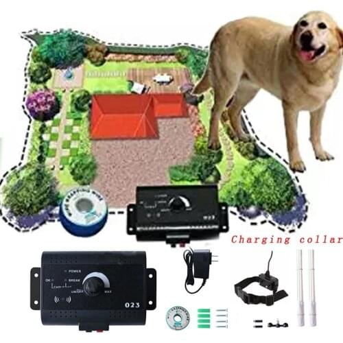 Electric Dog Fence Kit Waterproof Training Dog Collar Electronic Remote Shock Dog Collar Pet Fence Containment System For Dogs