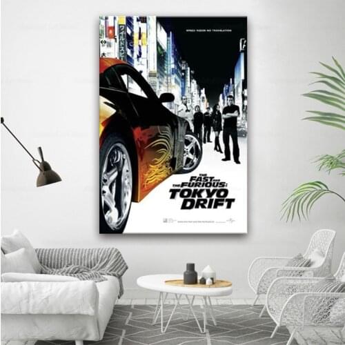 Fast and Furious Tokyo Drift Classic Movie Painting Art Poster Print Canvas Home Decor Picture Wall Print