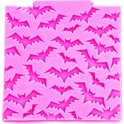 Angel Wings Food grade 3D fondant cake silicone mold Halloween bats shaped for polymer clay chocolate decoration tools F1015