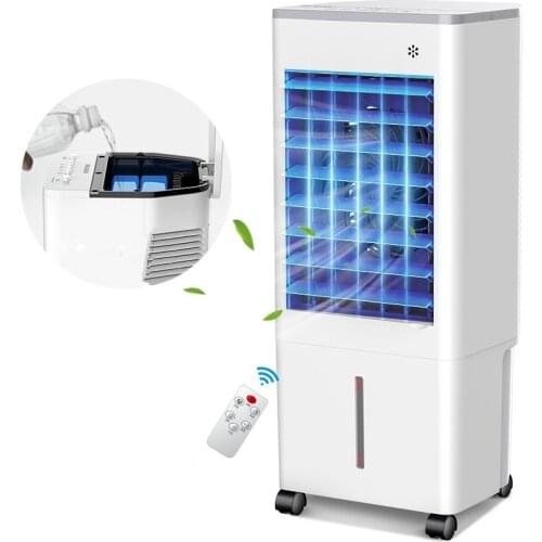 Refrigerator small air conditioning air cooler household refrigeration single cooling fan mobile air cooler fan remote control