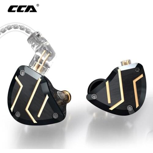 CCA C10 Pro Metal Earphone Wired Headset Gaming Earbuds With Microphone Heavy Bass Earpiece For Running Sport Headphone ZS10 Pro