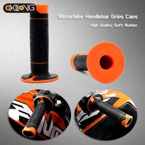 Motorcycle Grips Hand Grips Handle Bar Grip For KTM 505SXF 525EXC 525EXCR 525MXCG 525SX 525SX SUPERMOTO Motocross With LOGO
