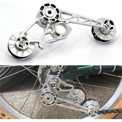 Folding Bike Chain Guide Single-Disc 2/3/6 Speed Rear Derailleur Chain Tensioner For Brompton Derailleur Bike Inner Outer Shift