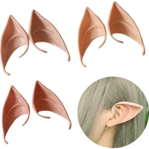 2018 New Costume Party Fairy Elf Pixie Alien Fake Pointed Ears Tips Prop COSplay Supplies Elf Ears