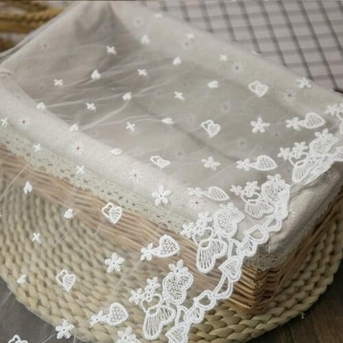 Fadesen 2020 new white lace fabric 60mm wide DIY Crafts Sewing Suppies Decoration Accessories For Garments Lace Trim 1yard