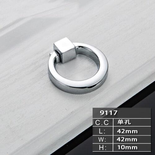 New Fashion Modern Chrome Wardrobe Cabinet Drawer Handle Hardware Furniture Shoes Cabinet Door Handle Knobs