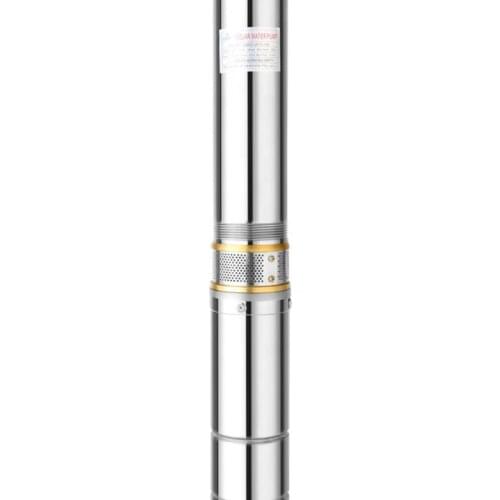 0.75 kw 1 hp underground pumping garden household stainless steel submersible solar pump manual water pump